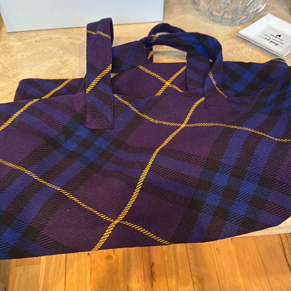 Burberry reusable tote bag